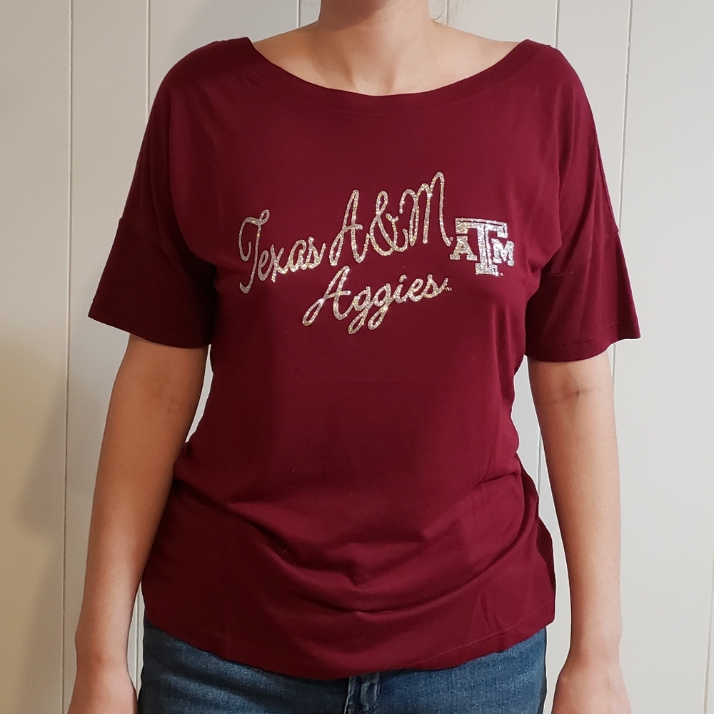 Texas A&M Aggies Women's Sparkly Top